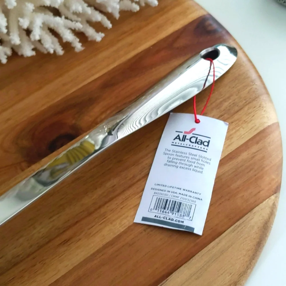 All-Clad 🔥NWT🔥 -slotted cooking spoons. NEVER USED! Quality peace for kitchen